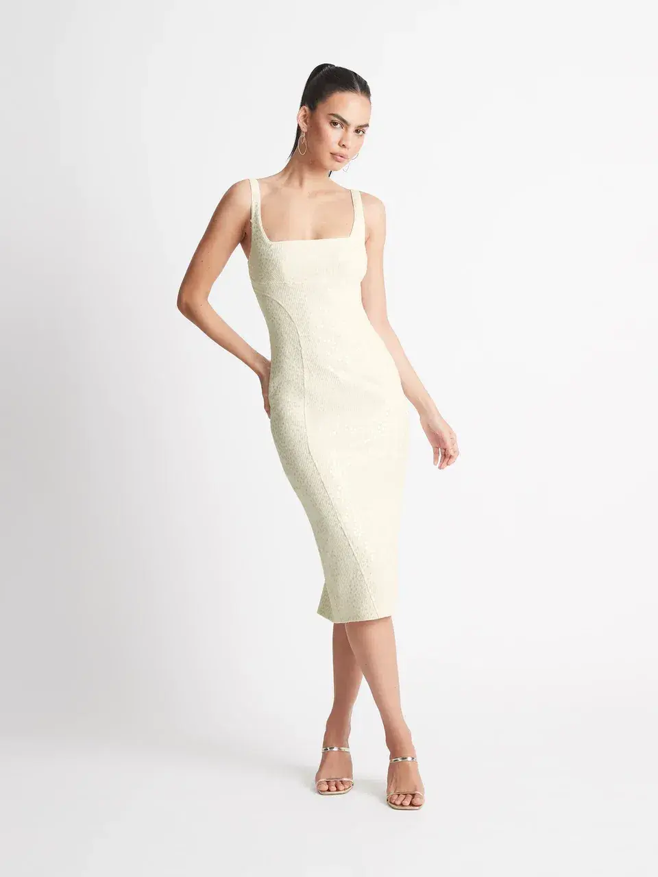 Sheike Monte Carlo Dress Cream Size AU 8 - Image 3