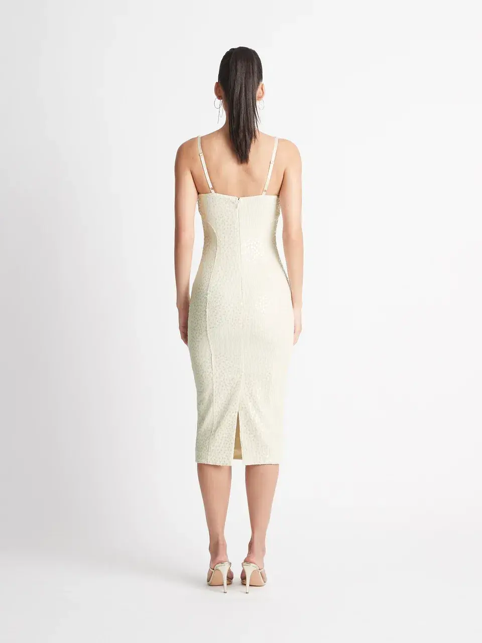 Sheike Monte Carlo Dress Cream Size AU 8 for rent on The Volte - main image
