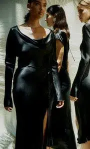 Bec & Bridge Long Sleeve Moondance Dress Maxi Black Size AU 12 - Image 5