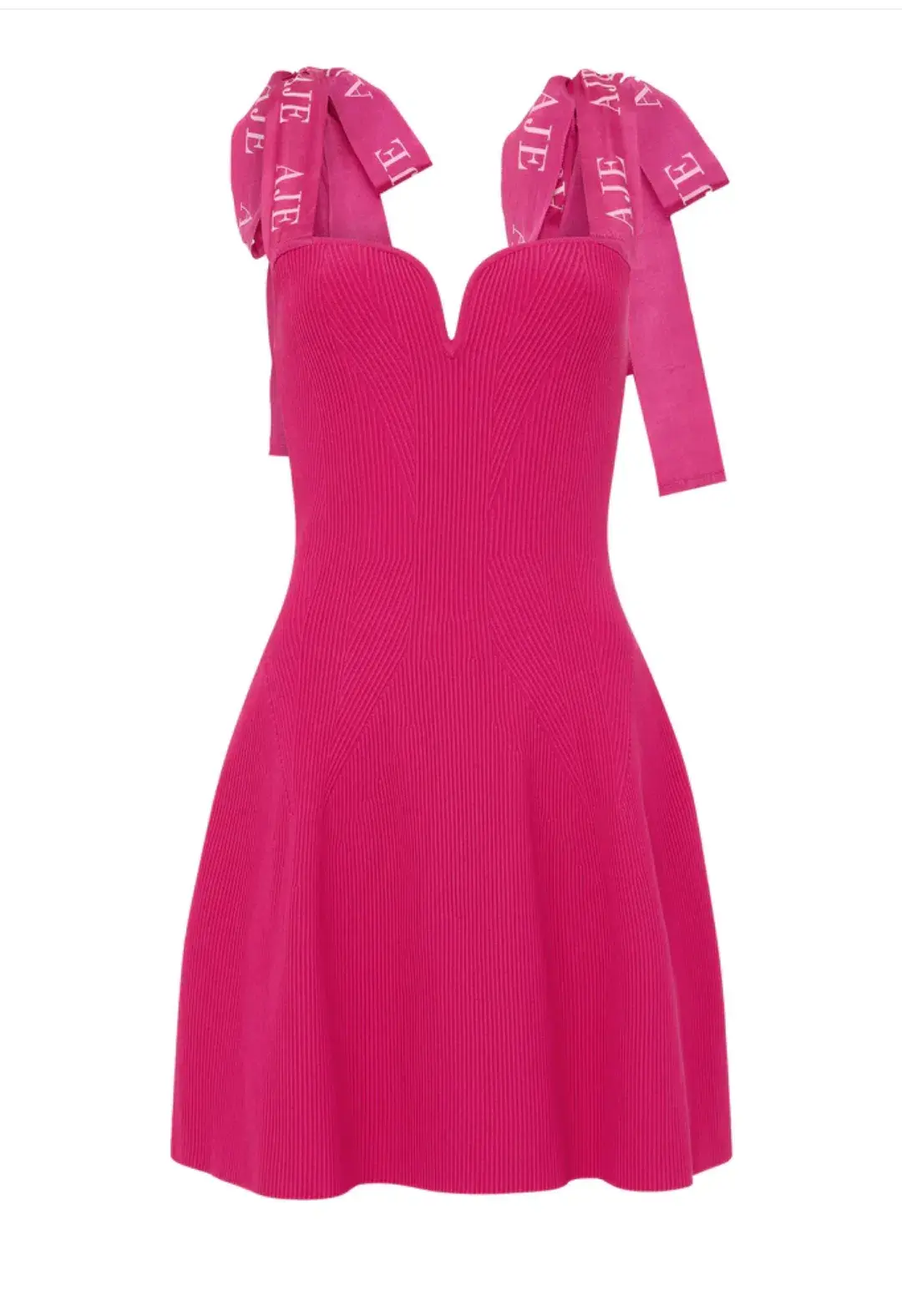 Aje Amber Knit Dress Pink Size AU 8 - Image 5