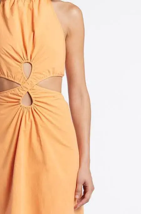 Sir the Label Coppola Cut Out Dress Orange Size AU 6 - Image 3
