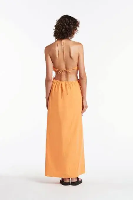 Sir the Label Coppola Cut Out Dress Orange Size AU 6 - Image 2