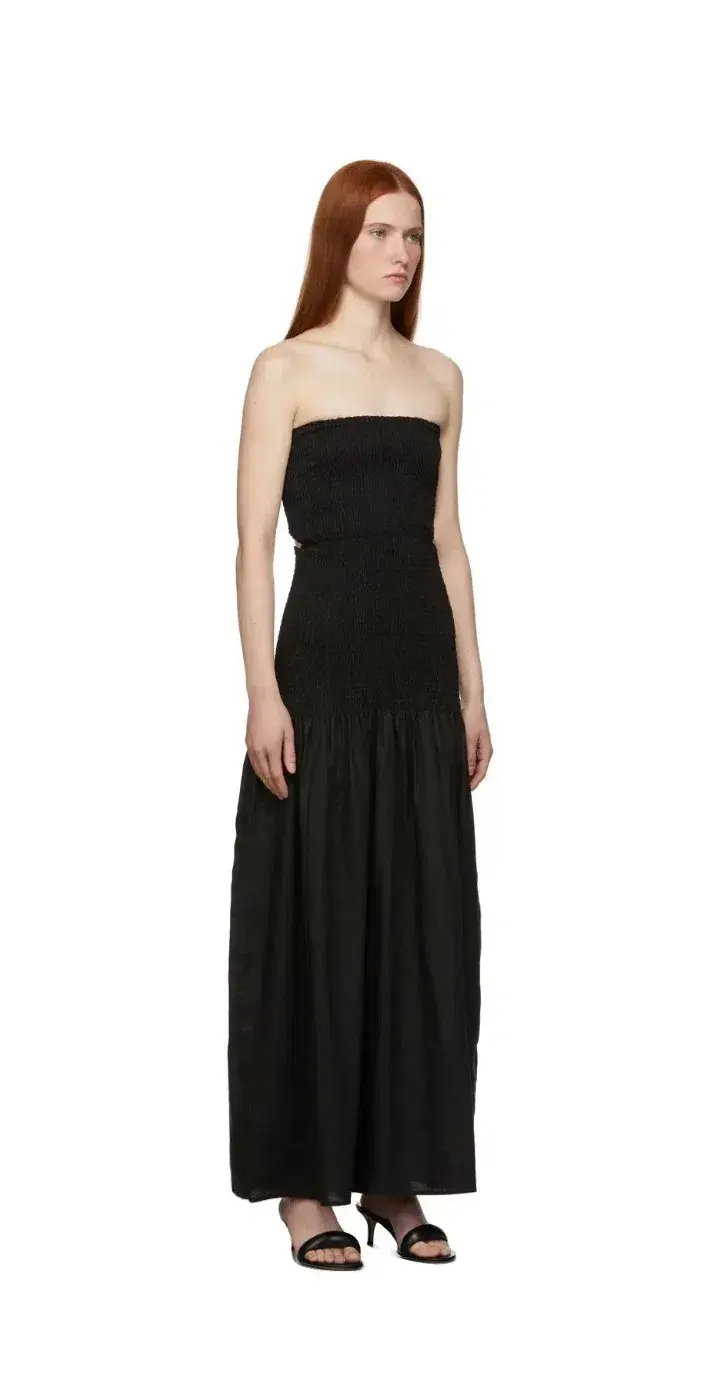 Sir The Label Strapless Madelyn Dress Black Size AU 8 for rent on The Volte - main image