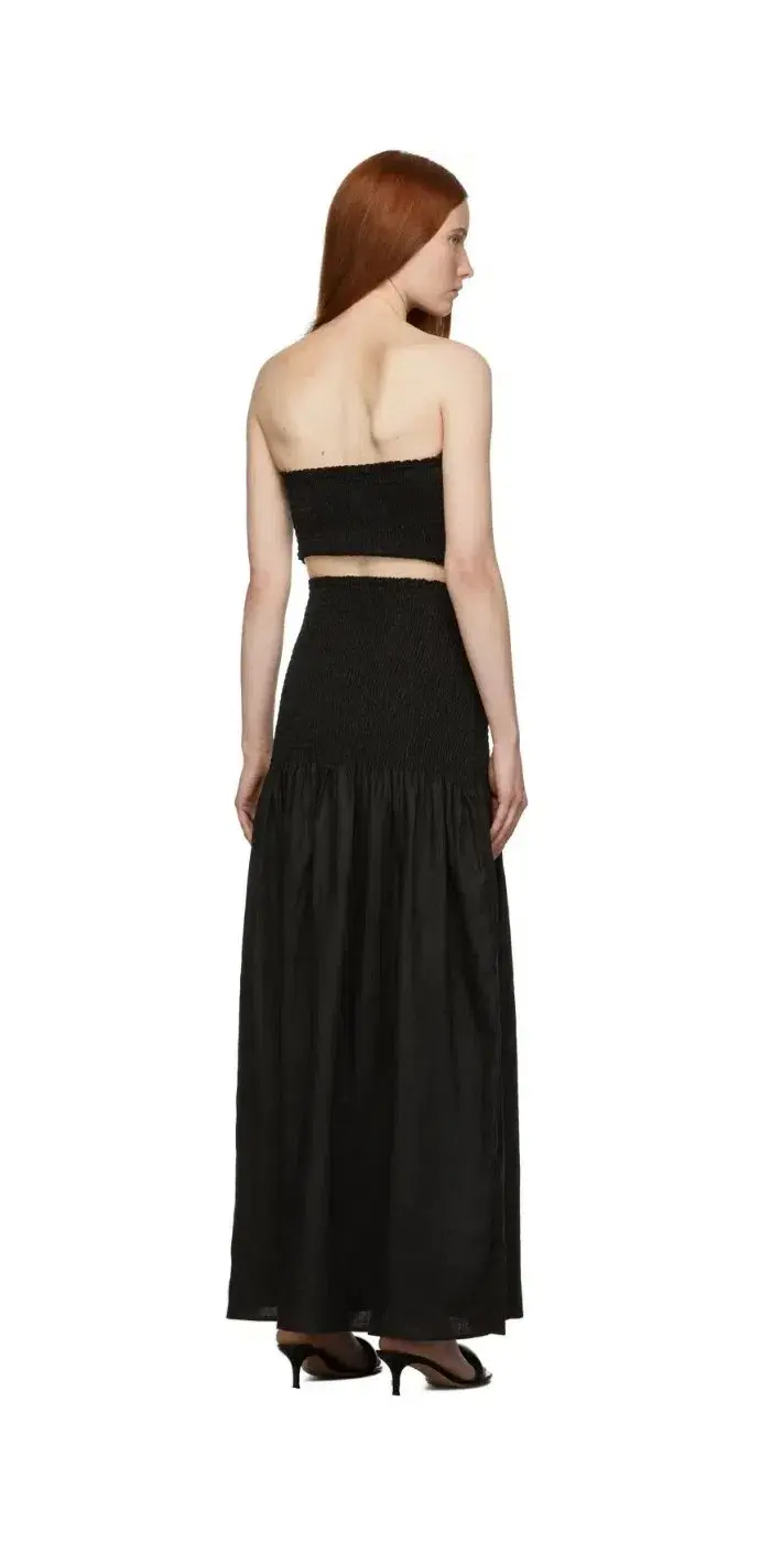 Sir The Label Strapless Madelyn Dress Black Size AU 8 for rent on The Volte - main image