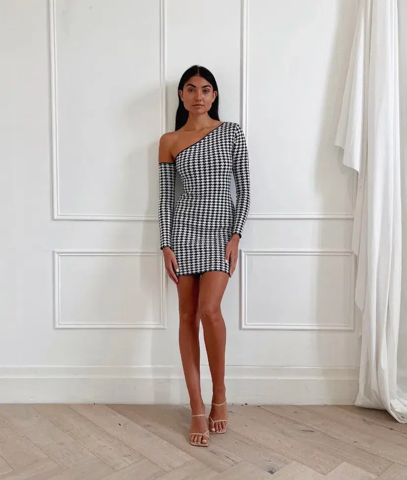 San Sloane Erika mini Dress Black Size AU 8 - Image 3