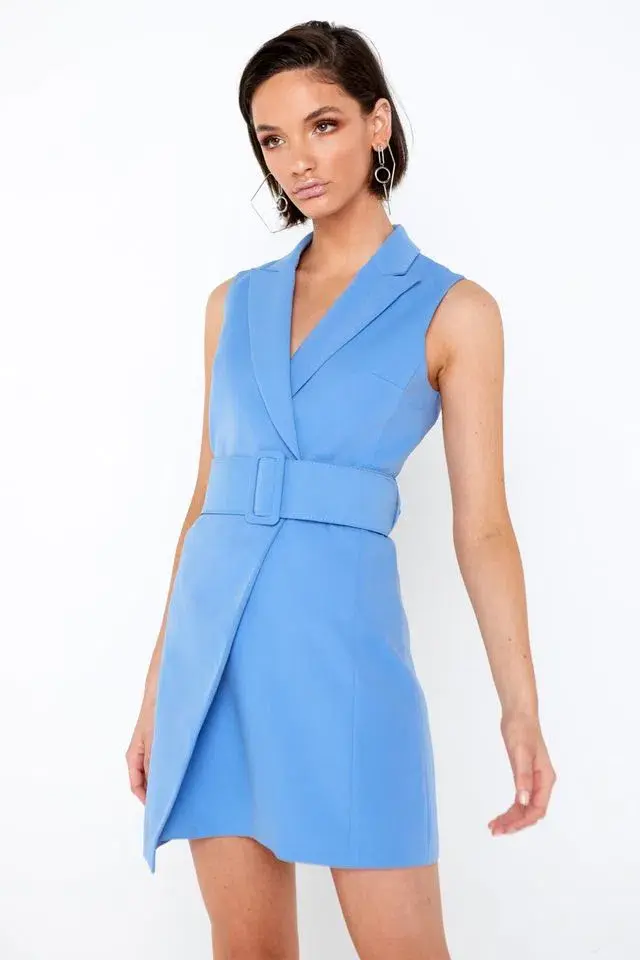 Mossman Make Your Move Dress Blue Size AU 8 - Image 3