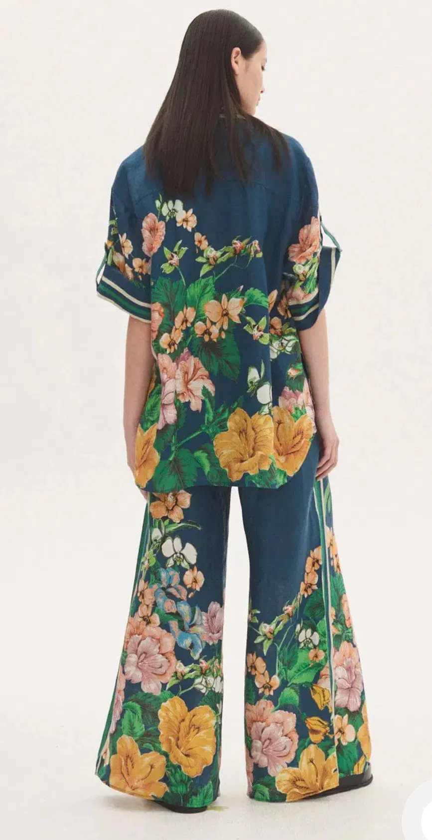 Alemais Lyla Shirt And Pants Set Navy Size AU 14 - Image 3