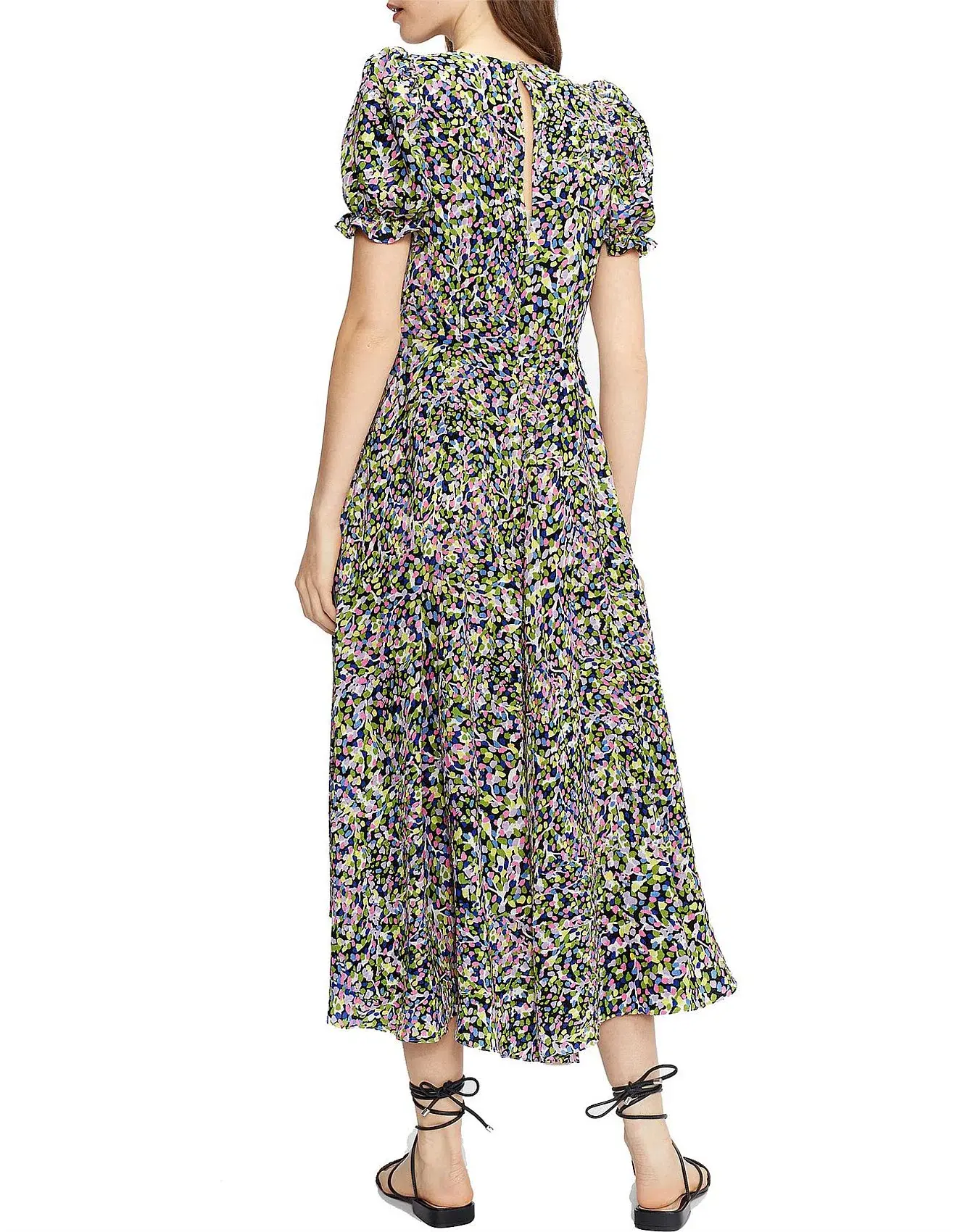 Ted Baker Deyja Midi Dress Multicolour in Size 2/AU 10-12 - Image 3