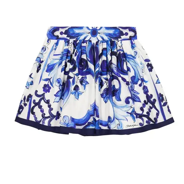 Dolce & Gabbana Majolica Skirt Print Size 4 - Image 2