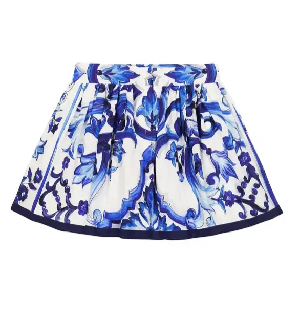 Dolce & Gabbana Majolica Skirt Print Size 4 - Image 3