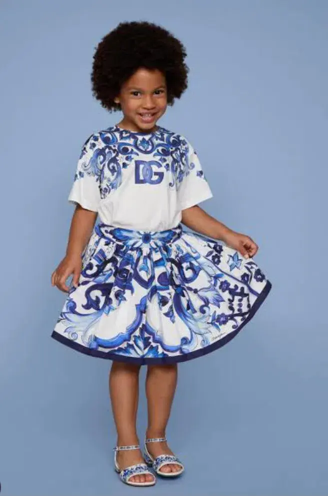 Dolce & Gabbana Majolica Skirt Print Size 4 for rent on The Volte - main image