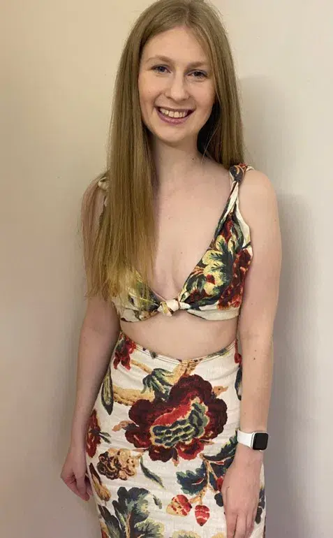 Sir Ambroise Top & Skirt Floral Size 8  - Image 2