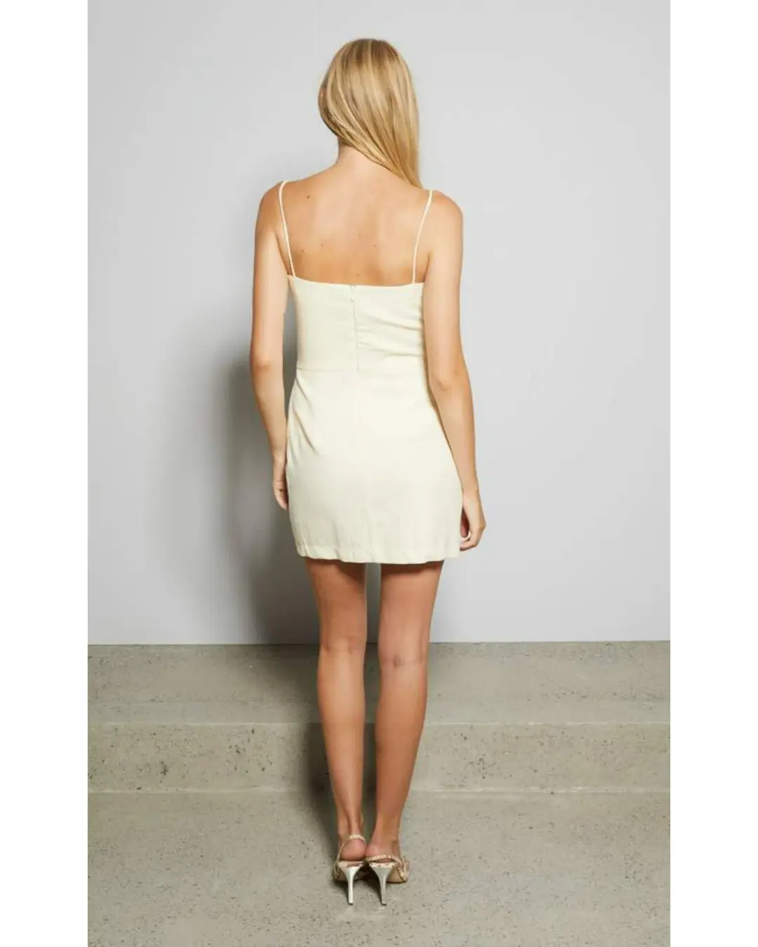 Bec & Bridge Ana Mini Dress Butter Size AU 6 for rent on The Volte - main image