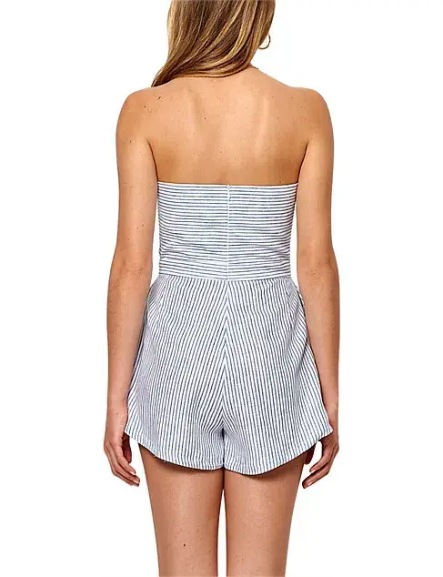 Bec & Bridge Isabella Playsuit Stripe Size 8 for rent on The Volte - main image