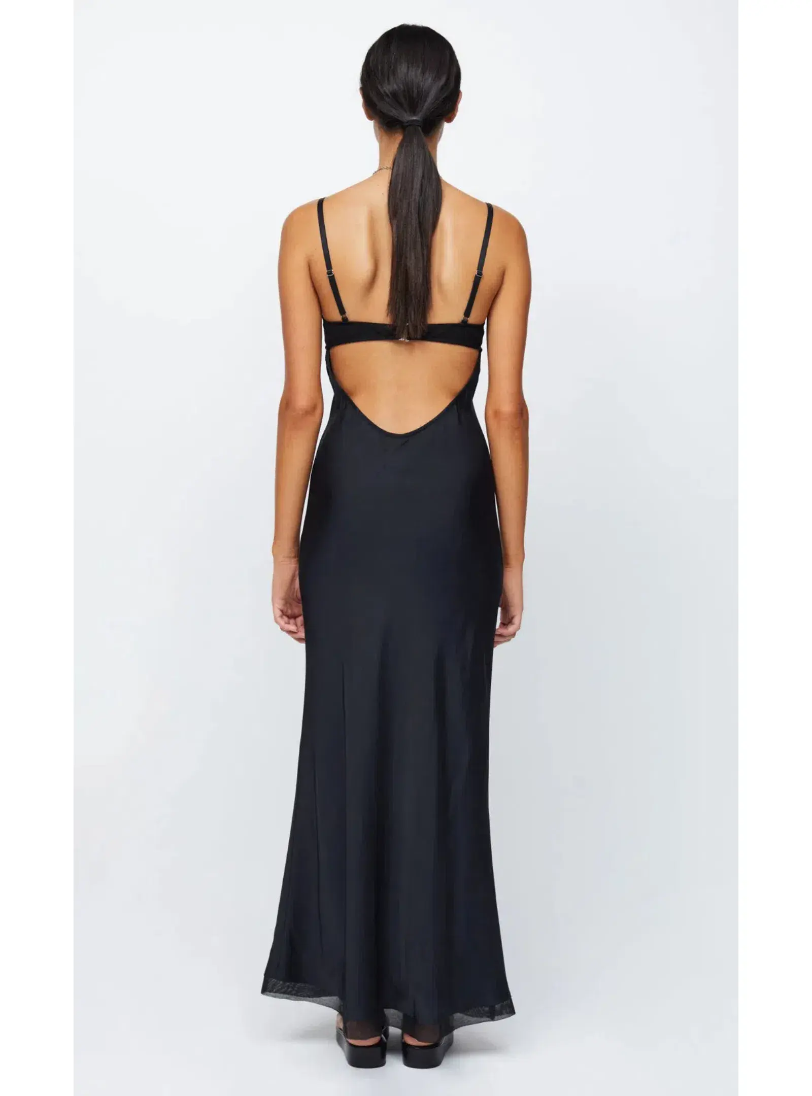 Bec & Bridge Joelle Maxi Dress Black Size AU 6 - Image 3