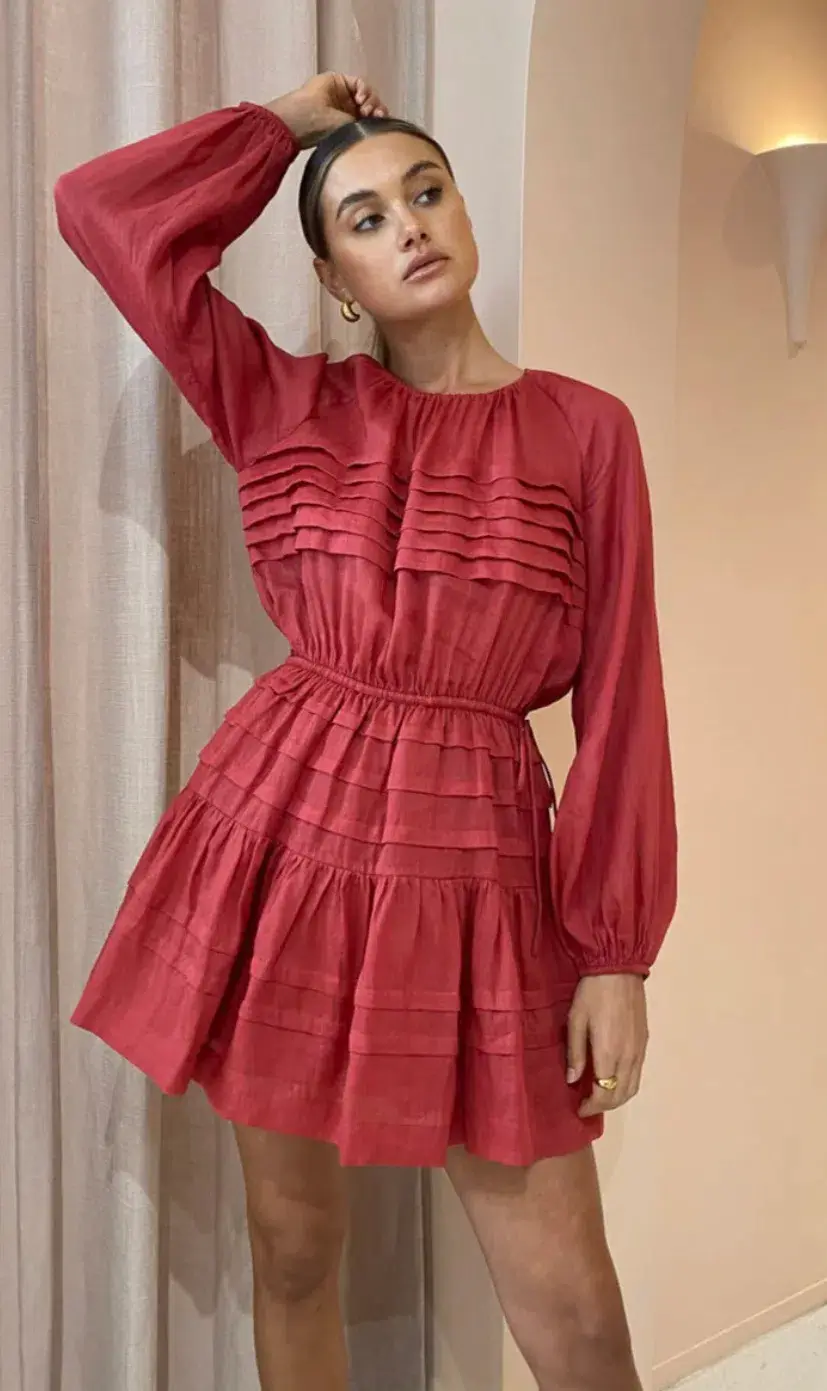 Issy Flourishes Dress Rouge Size 12  - Image 1