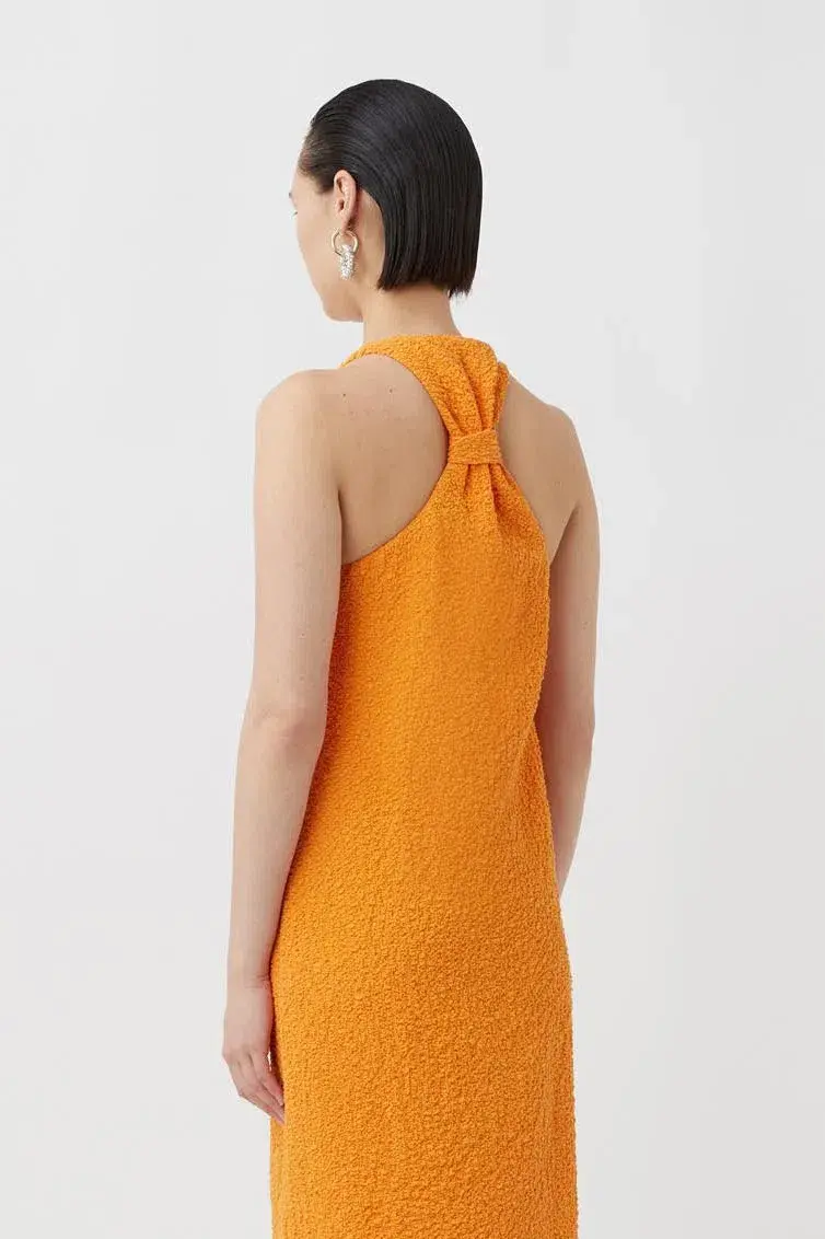 Camilla and Marc Toledo Racer Back Dress Dusty Orange Size 6 for rent on The Volte - main image