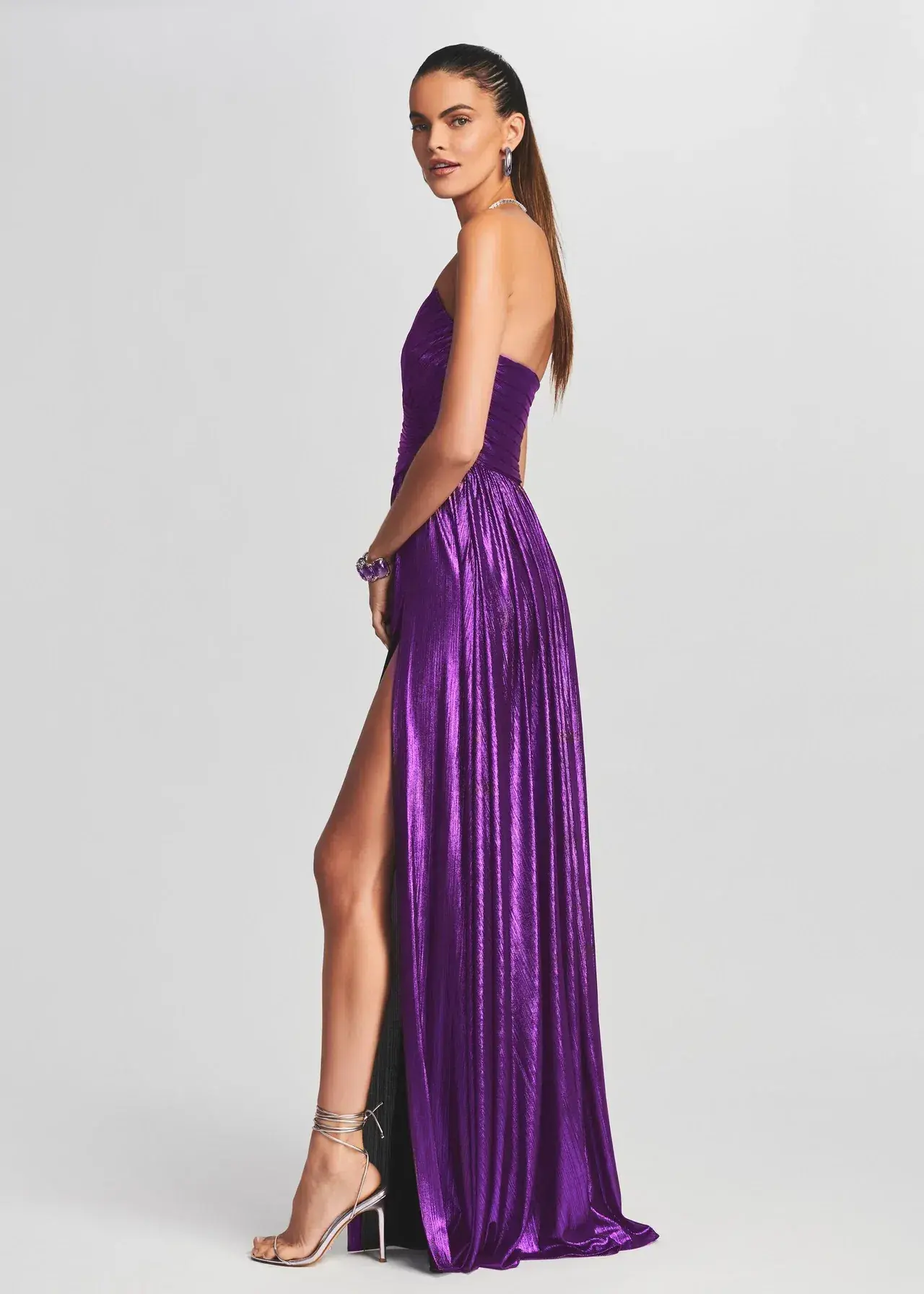 Retrofete Waldorf Dress Purple Size S / AUS 6-8 - Image 3