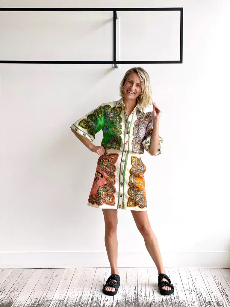 Alemais Trippy Troppo Mini Dress Multi Size 10 - Image 5