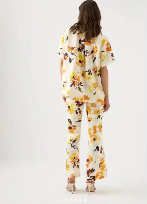 Aje Sandy Pocket Floral Shirt & Pants Set Floral Size 6 / XS - Image 3