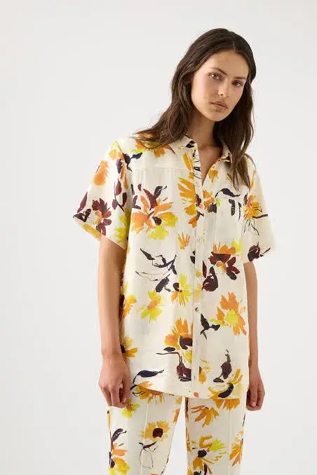 Aje Sandy Pocket Floral Shirt & Pants Set Floral Size 6 / XS - Image 4