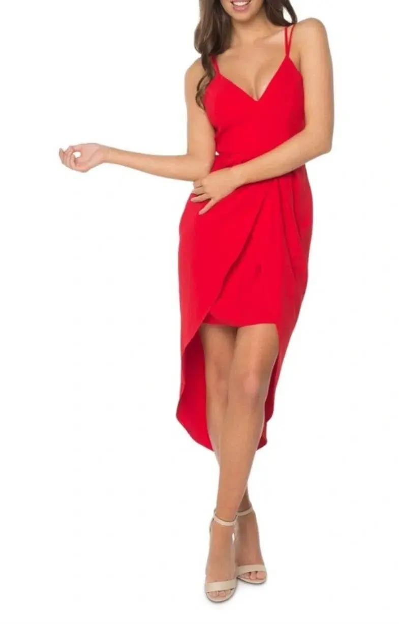 Pilgrim My Last Word Dress Red Size AU 8 - Image 1