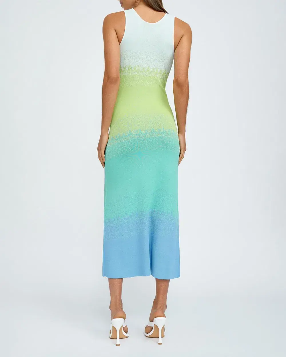 By Johnny Amina Ombré Knit Midi Dress Multi Size 10 / M - Image 3