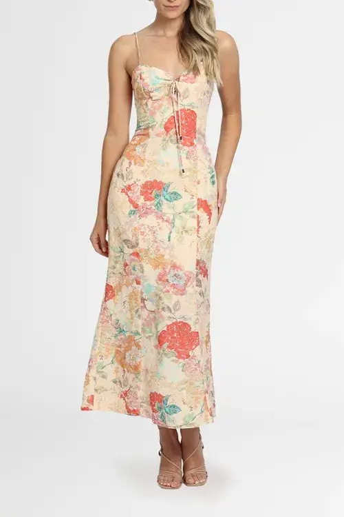 Significant Other Salvador Dress in Picnic Peonies Size 6 - Image 1