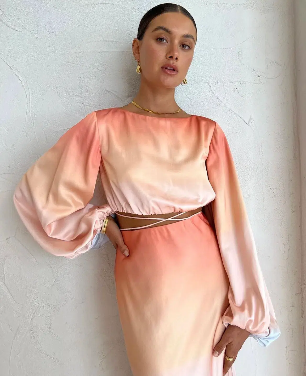 Significant Other Karli Top and Skirt Set in Horizon Multi Size 8 - Image 2