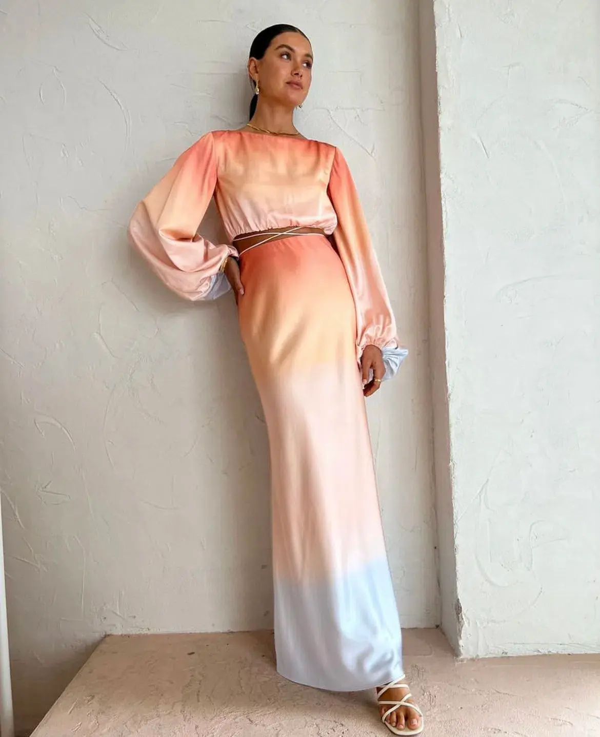 Significant Other Karli Top and Skirt Set in Horizon Multi Size 8 - Image 1