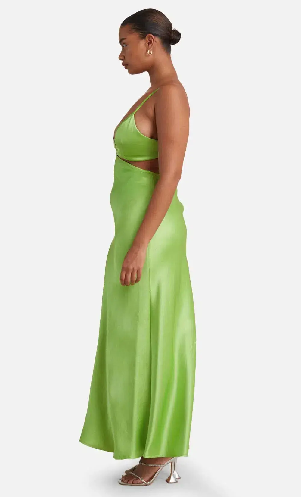 Bec and Bridge Veronique Maxi Dress Lime Green Size 8 - Image 2