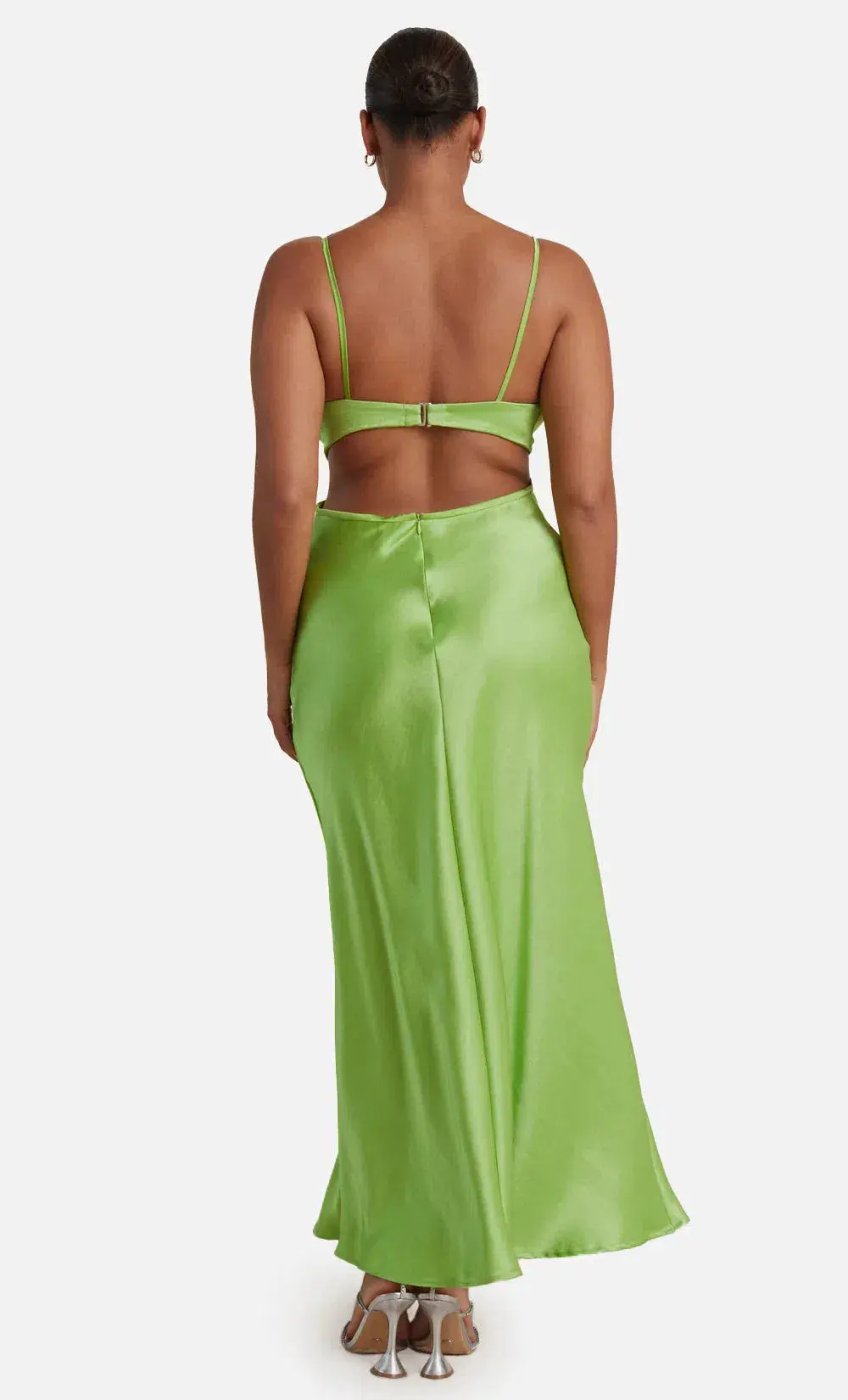 Bec and Bridge Veronique Maxi Dress Lime Green Size 8 - Image 3