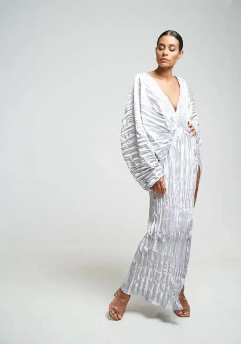 L'idee De Luxe Gown in Metallic Size AU 8 for rent on The Volte - main image