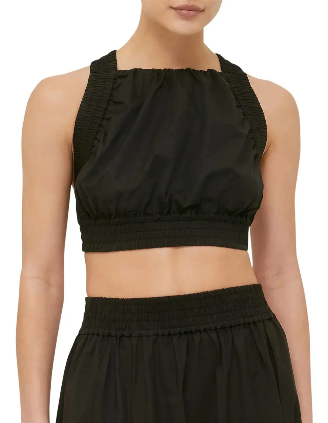Saba Kiera Crop and Skirt Set Black Size 8 for rent on The Volte - main image