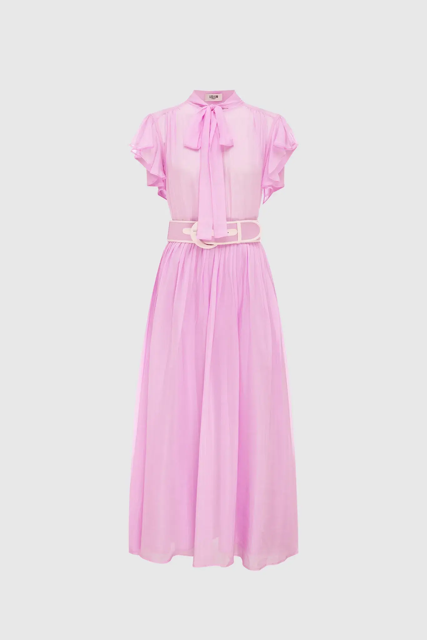 Leo Lin Pavilion Flutter Sleeve Dress in Orchid Pink Size 10 - Image 1