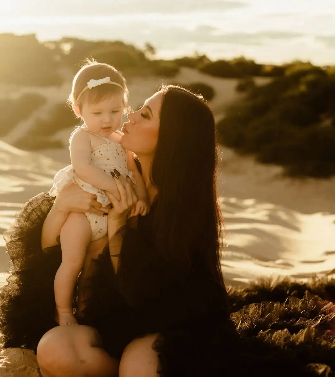 Gigi Tulle Robe in Black One Size for rent on The Volte - main image