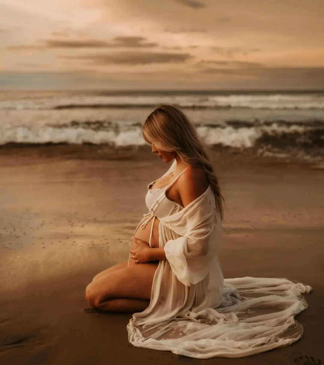 Robed.Co Sheer White Robe One Size for rent on The Volte - main image