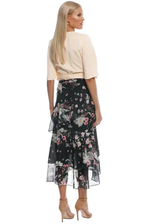 Ellery Dalliance Wrap Top in Blush in Size 10 - Image 3
