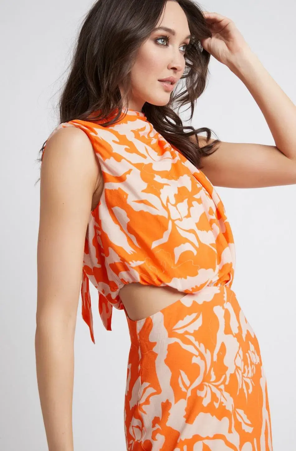 Sheike Florida Dress Orange Size 8 - Image 2