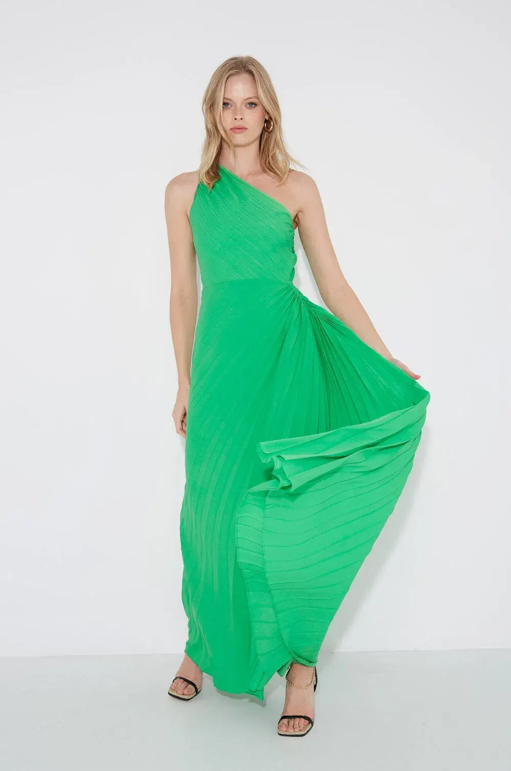 Sonya Moda Azalea Gown In Barcelona Green Size 6 - Image 3