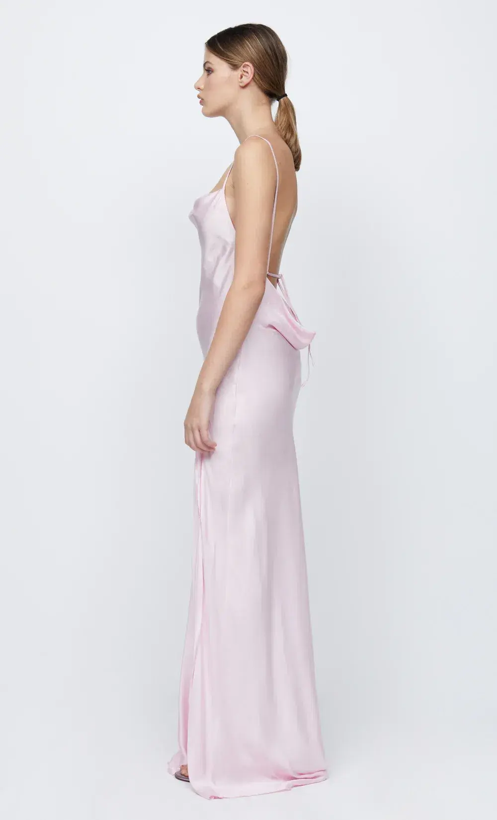Bec & Bridge Joelle Split Maxi Dress Quartz Blush Size AU 6 - Image 2