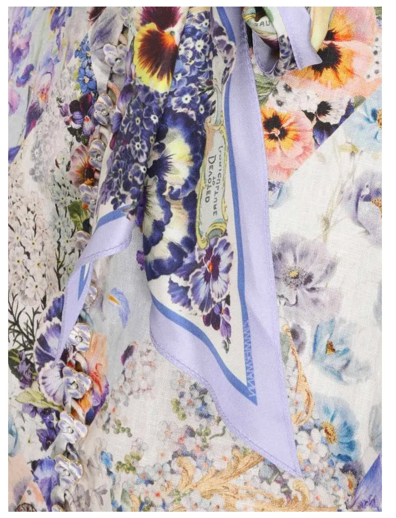 Zimmermann Tama Belted Mini Dress Floral Size 2 / AU 12 - Image 3
