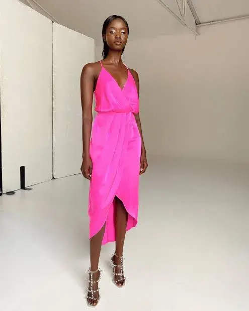 Sheike Gemma Pink Dress Pink Size AU 6 - Image 3
