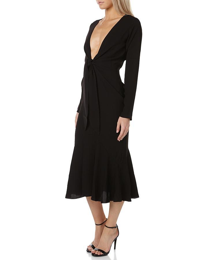 Maurie & Eve Joele Dress Black Size 8 for rent on The Volte - main image