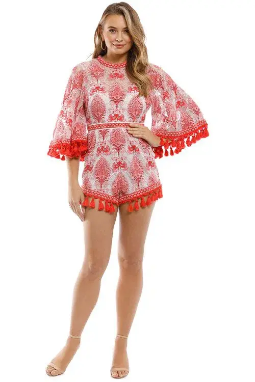 Alice McCall Young Hearts Run Free Playsuit Print Size 10 - Image 1