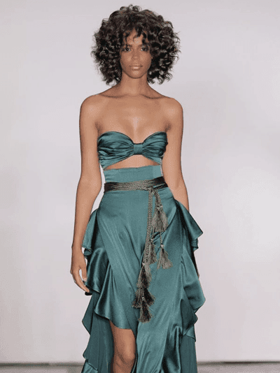 Bronx and Banco Havana Jumpsuit Green Size 8 for rent on The Volte - main image