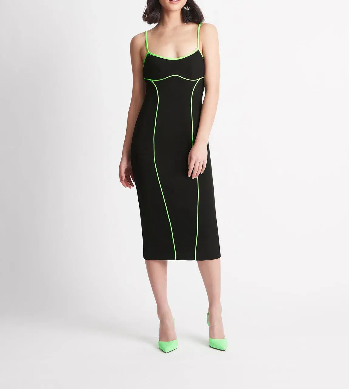 Sheike Vixen Midi Dress Black Size 12 / L - Image 1