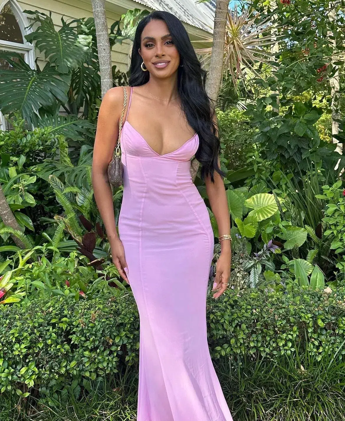 House Of CB Loren Maxi Dress Pink Size S / Au 8 - Image 4