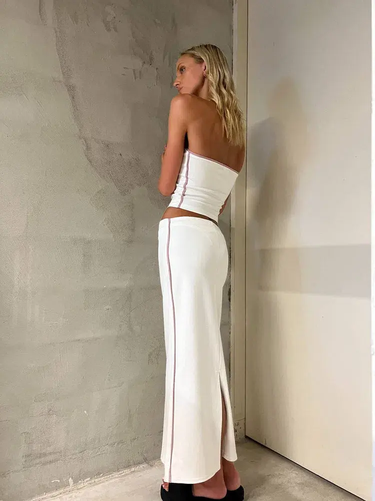 With Harper Lu Fiesta Contrast Set White Size 6  - Image 3