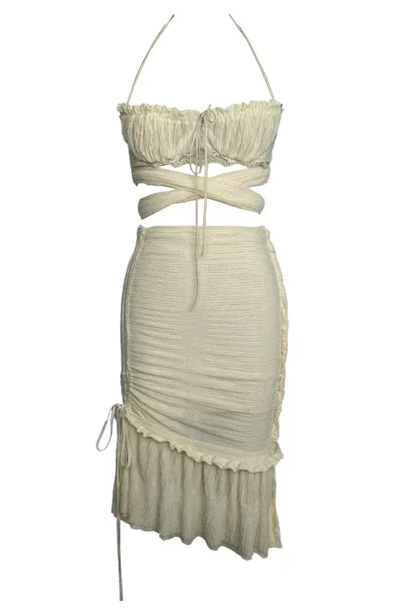 Fait Par Foutch Antoinette Set Cream Size AU 6 - Image 5